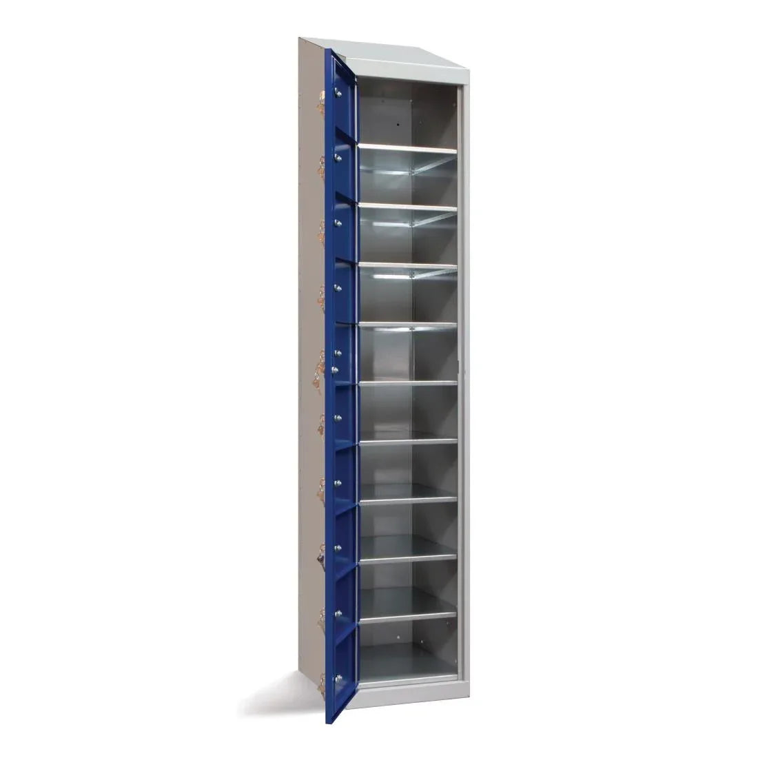 GG718 Garment 10 Door Dispensing Locker Sloping Top - JD Catering Equipment Solutions Ltd