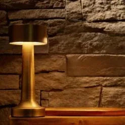 Geo Steel Table Lamp 21cm/8" Product Code: 943001S - JD Catering Equipment Solutions Ltd