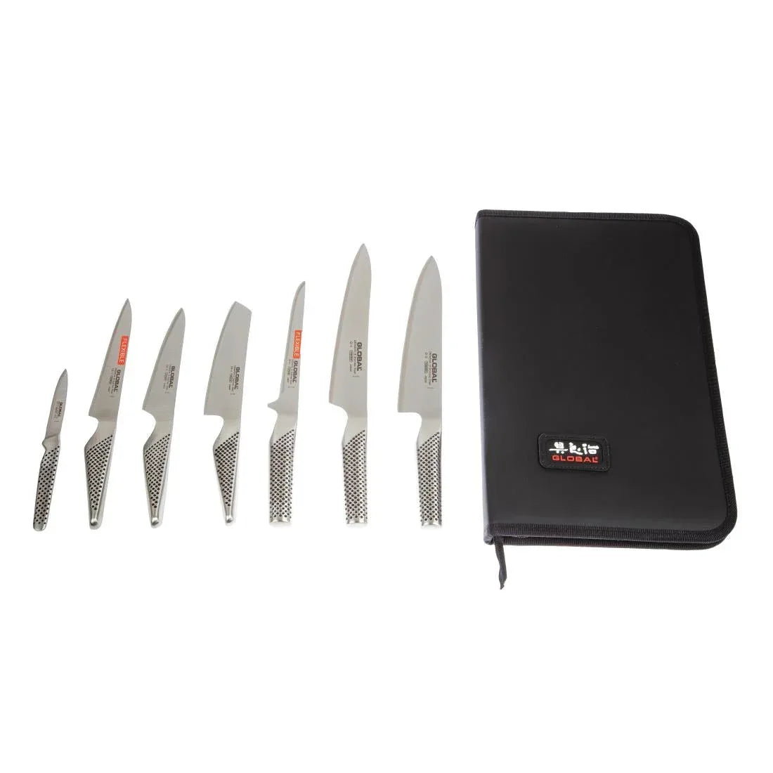 CC390 Global 7 Piece Knife Set with Case - JD Catering Equipment Solutions Ltd