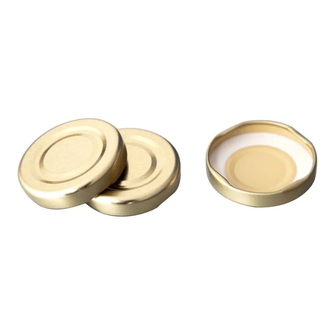 GL161 Gold Cap for Mini Milk Bottles (Pack of 18) - JD Catering Equipment Solutions Ltd