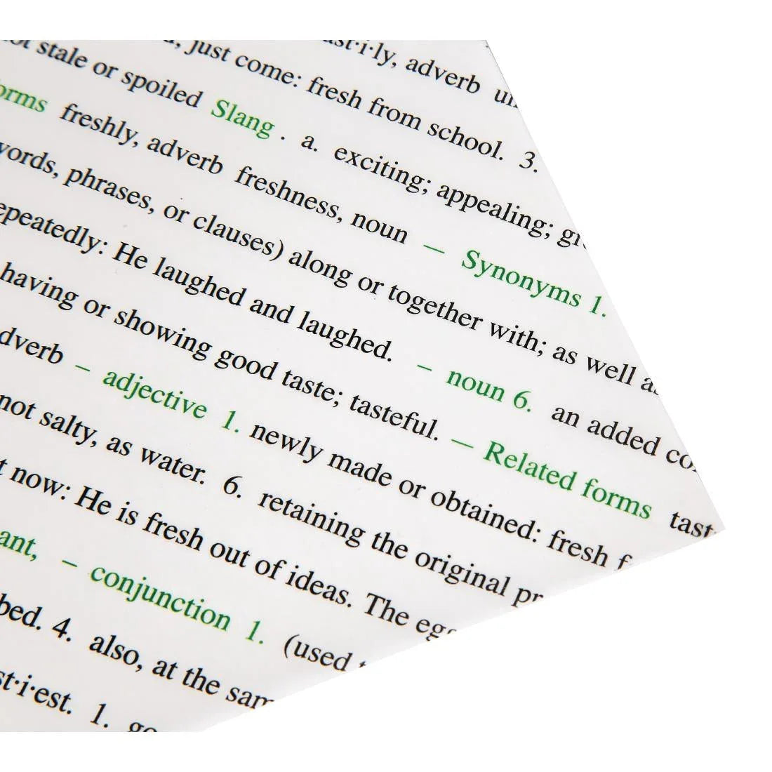 GK975 Greaseproof Paper Sheets Fresh and Tasty Print 255 x 203mm (Pack of 500) - JD Catering Equipment Solutions Ltd