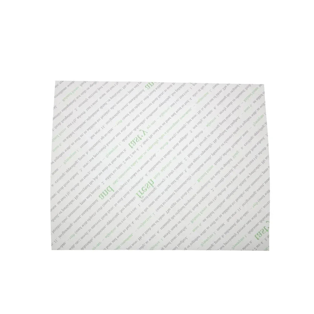 GK975 Greaseproof Paper Sheets Fresh and Tasty Print 255 x 203mm (Pack of 500) - JD Catering Equipment Solutions Ltd