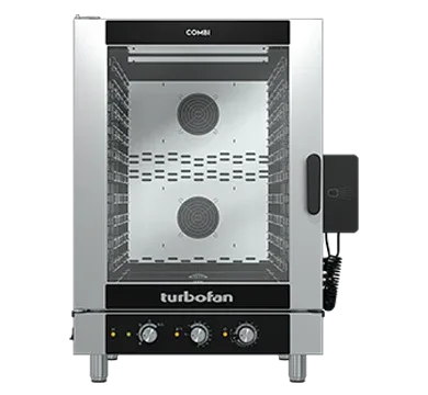 HC005 Blue Seal Turbofan 10 Grid Manual Control Combi Oven EC40M10 - JD Catering Equipment Solutions Ltd