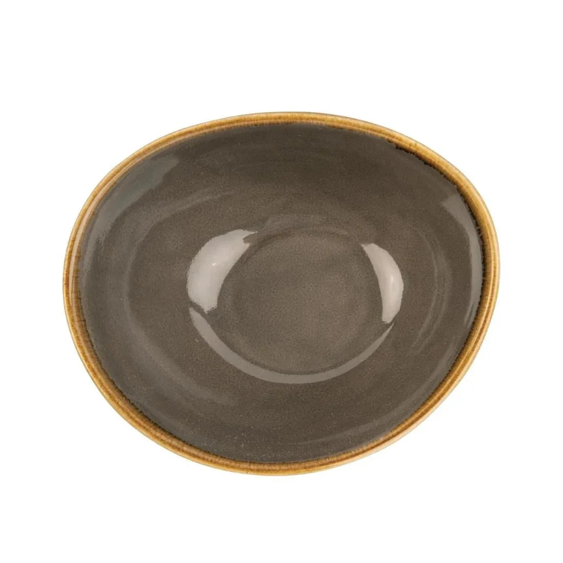 HC381 Olympia Kiln Bowl Smoke 215mm (Pack of 4) - JD Catering Equipment Solutions Ltd