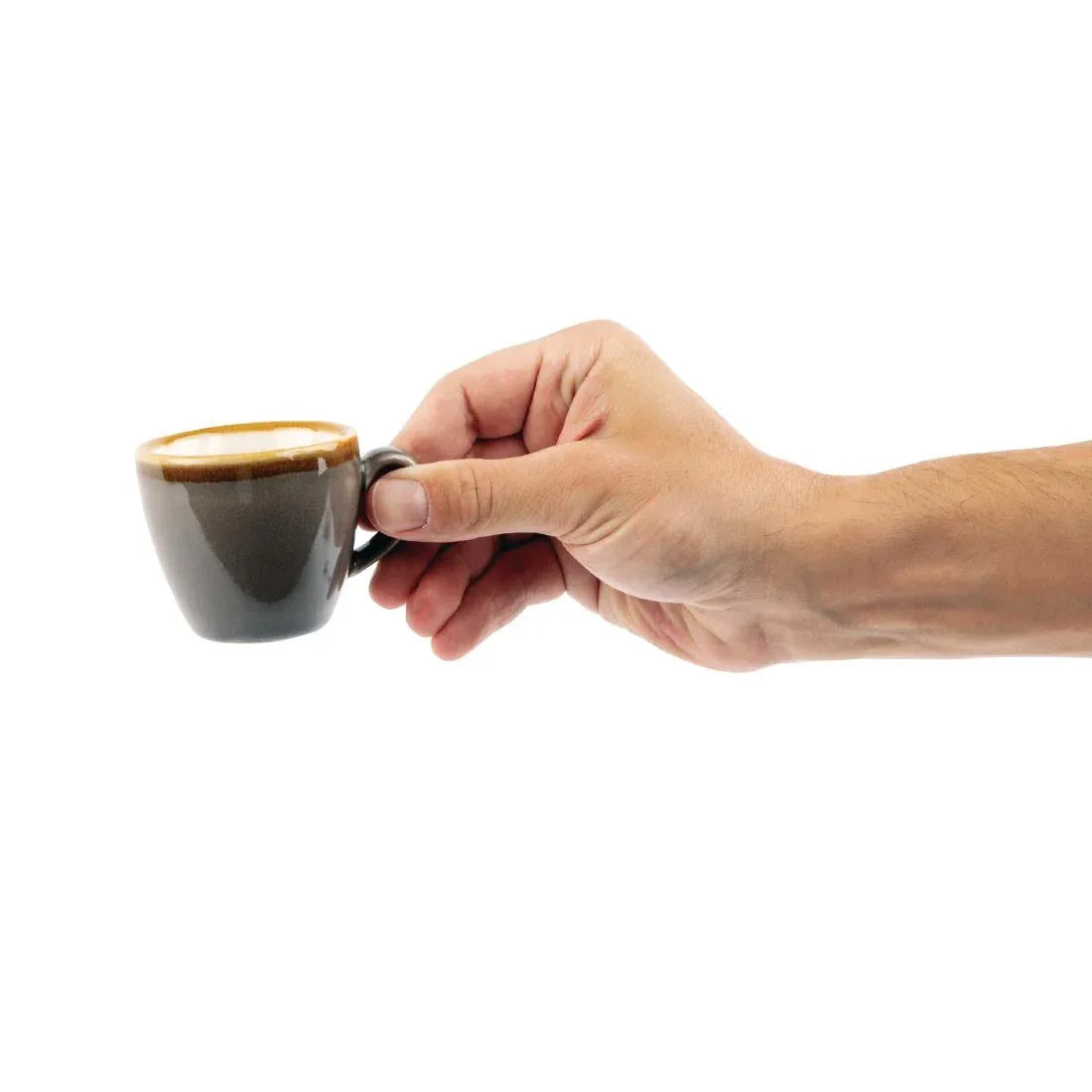 HC388 Olympia Kiln Espresso Cup Smoke 85ml (Pack of 6) - JD Catering Equipment Solutions Ltd