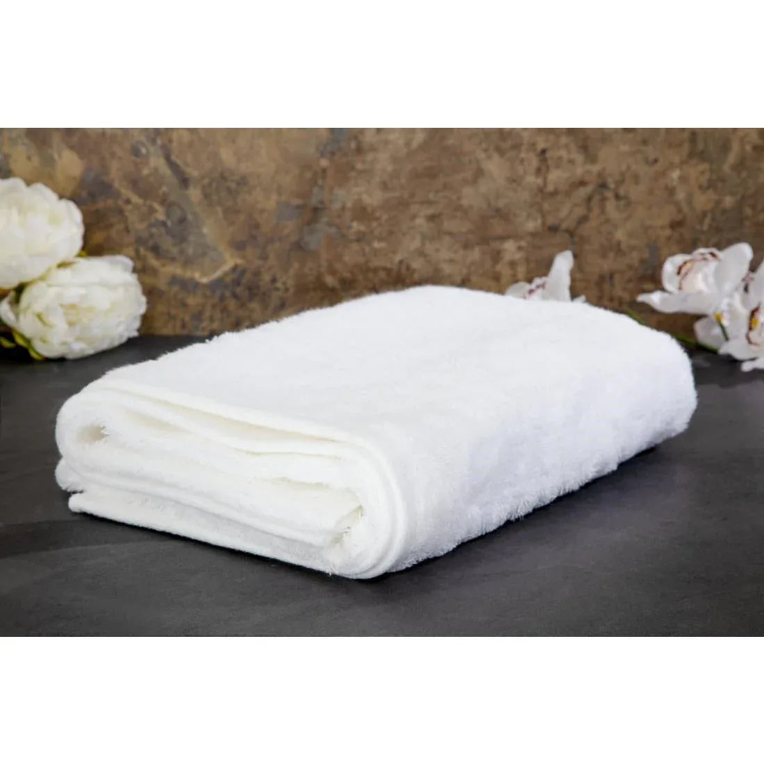 HP389 EcoKnit Bath Towel White, 650gsm - JD Catering Equipment Solutions Ltd