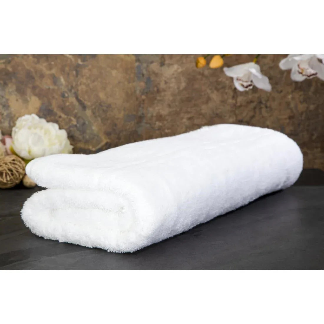 HP390 EcoKnit Bath Sheet White, 650gsm - JD Catering Equipment Solutions Ltd