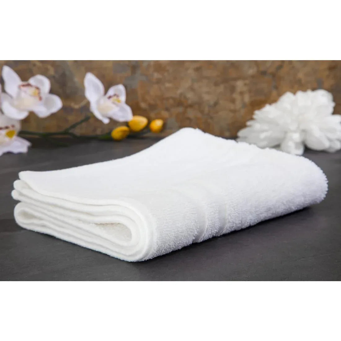 HP391 EcoKnit Bath Mat White, 800gsm - JD Catering Equipment Solutions Ltd