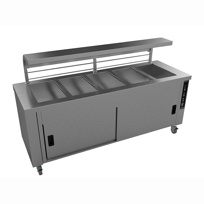 Falcon Chieftain 5 Well Heated Servery Counter HS5 – JD Catering Equipment