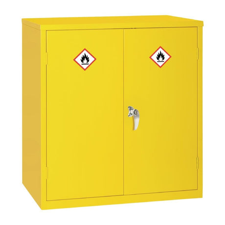 Hazardous Substance Cabinet Double Door Yellow JD Catering Equipment Solutions Ltd
