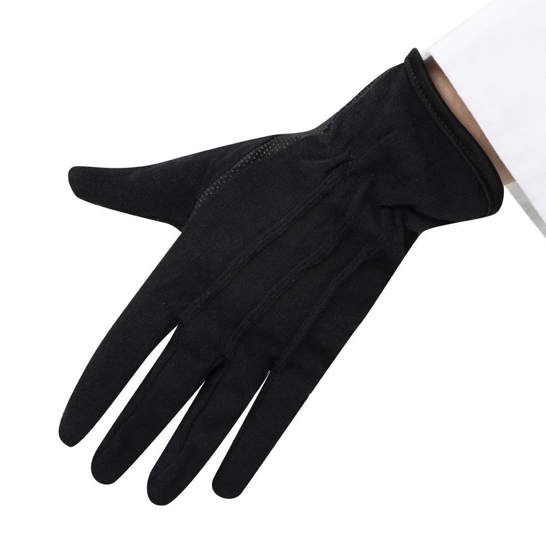Heat Resistant Gloves Black M JD Catering Equipment Solutions Ltd