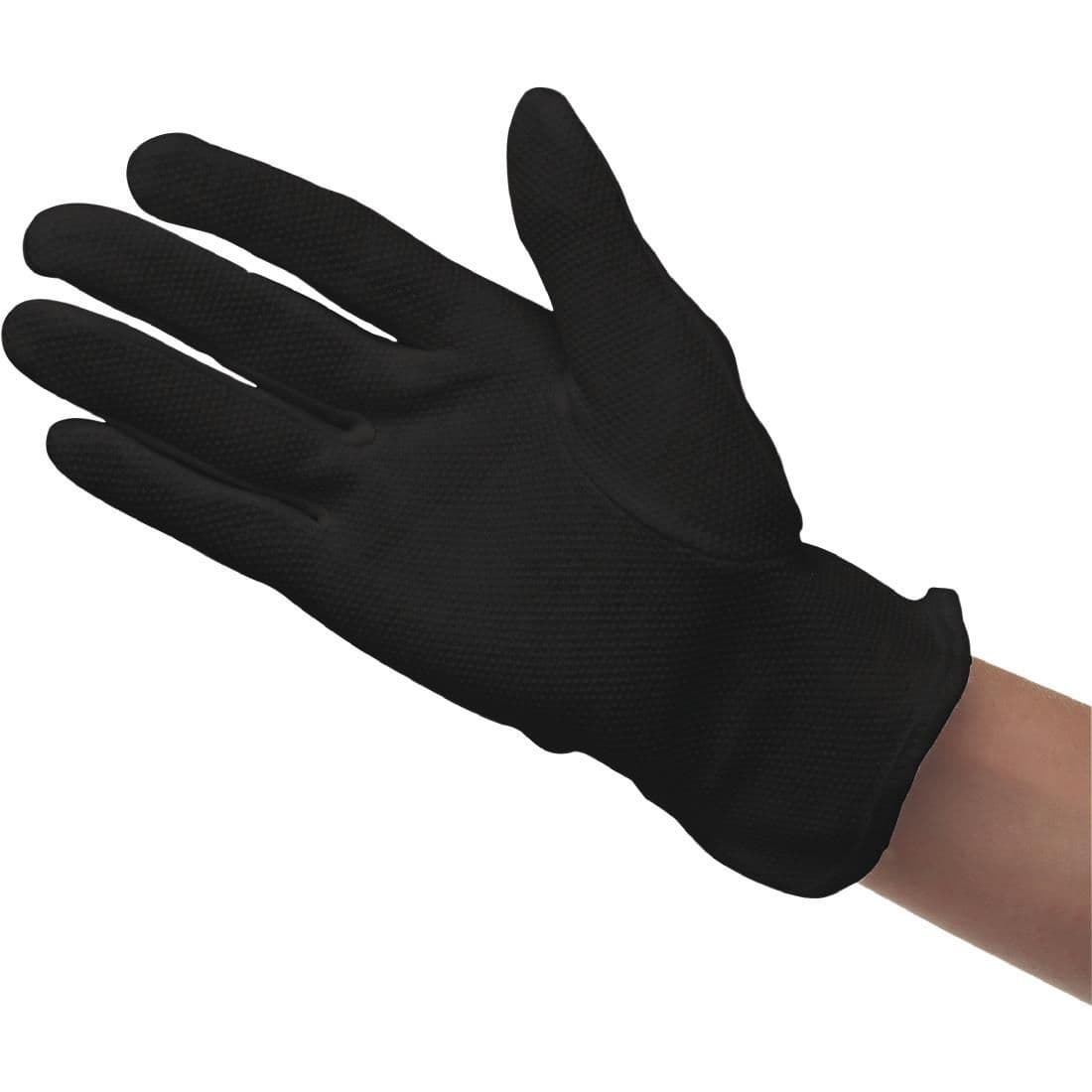 Heat Resistant Gloves Black M JD Catering Equipment Solutions Ltd