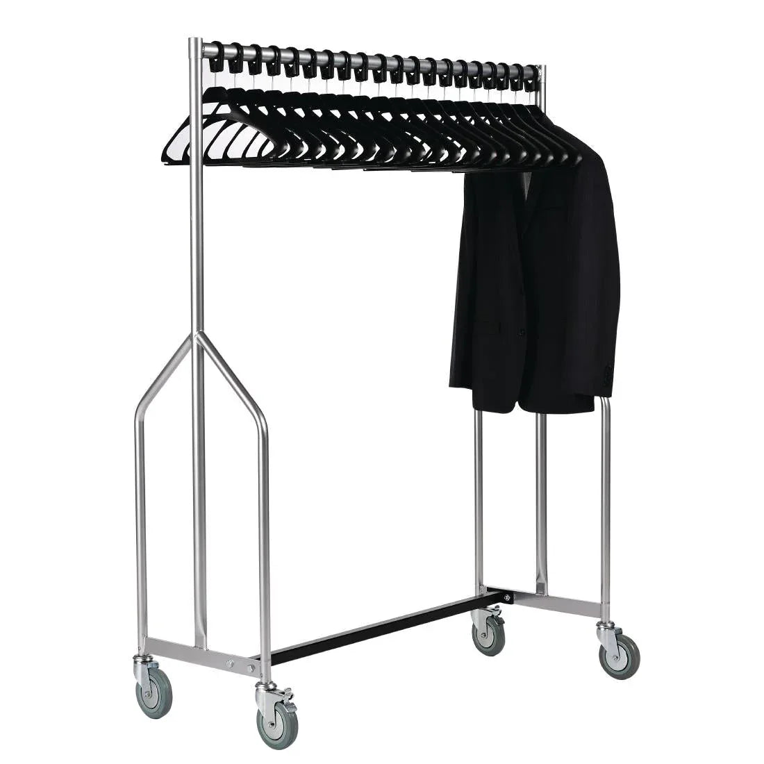 GK911 Heavy Duty Z Garment Rail With 20 Hangers - JD Catering Equipment Solutions Ltd