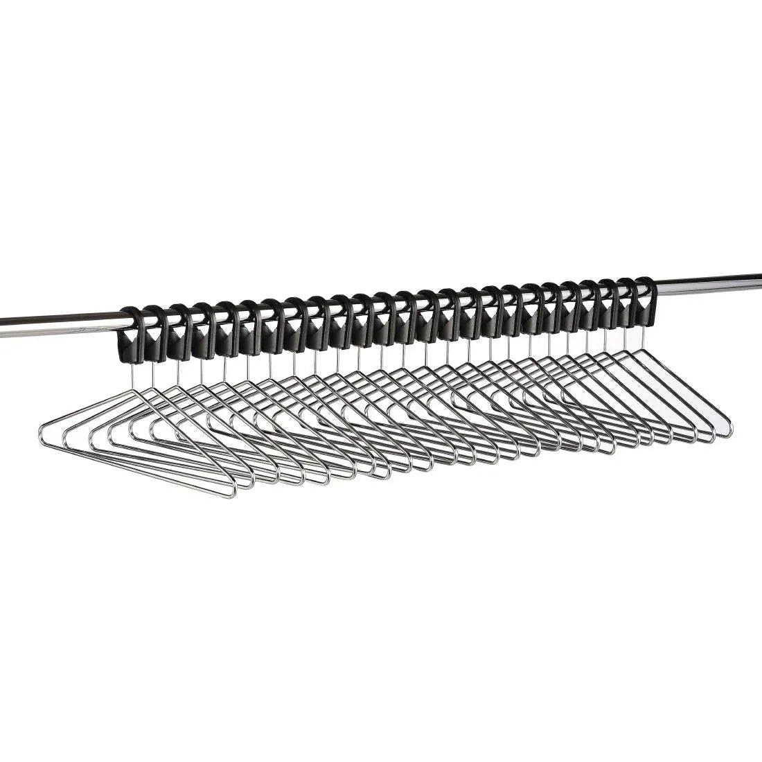 GK912 Heavy Duty Z Garment Rail With 25 Anti Theft Hangers - JD Catering Equipment Solutions Ltd