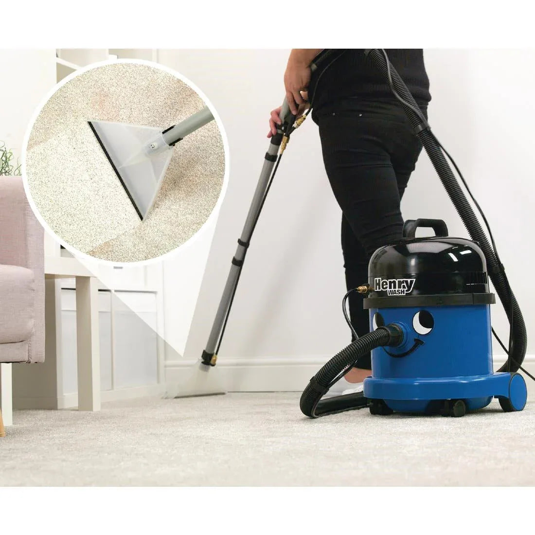 DW158 Henry Wash Carpet and Upholstery Cleaner HVW 370-2 - JD Catering Equipment Solutions Ltd