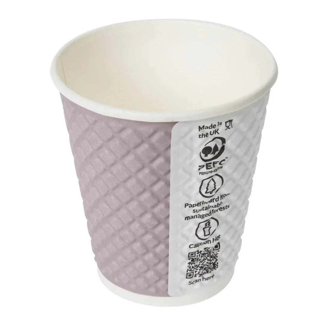 FB587 Huhtamaki Pause Disposable Coffee Cups Double Wall 225ml / 8oz (Pack of 925) - JD Catering Equipment Solutions Ltd