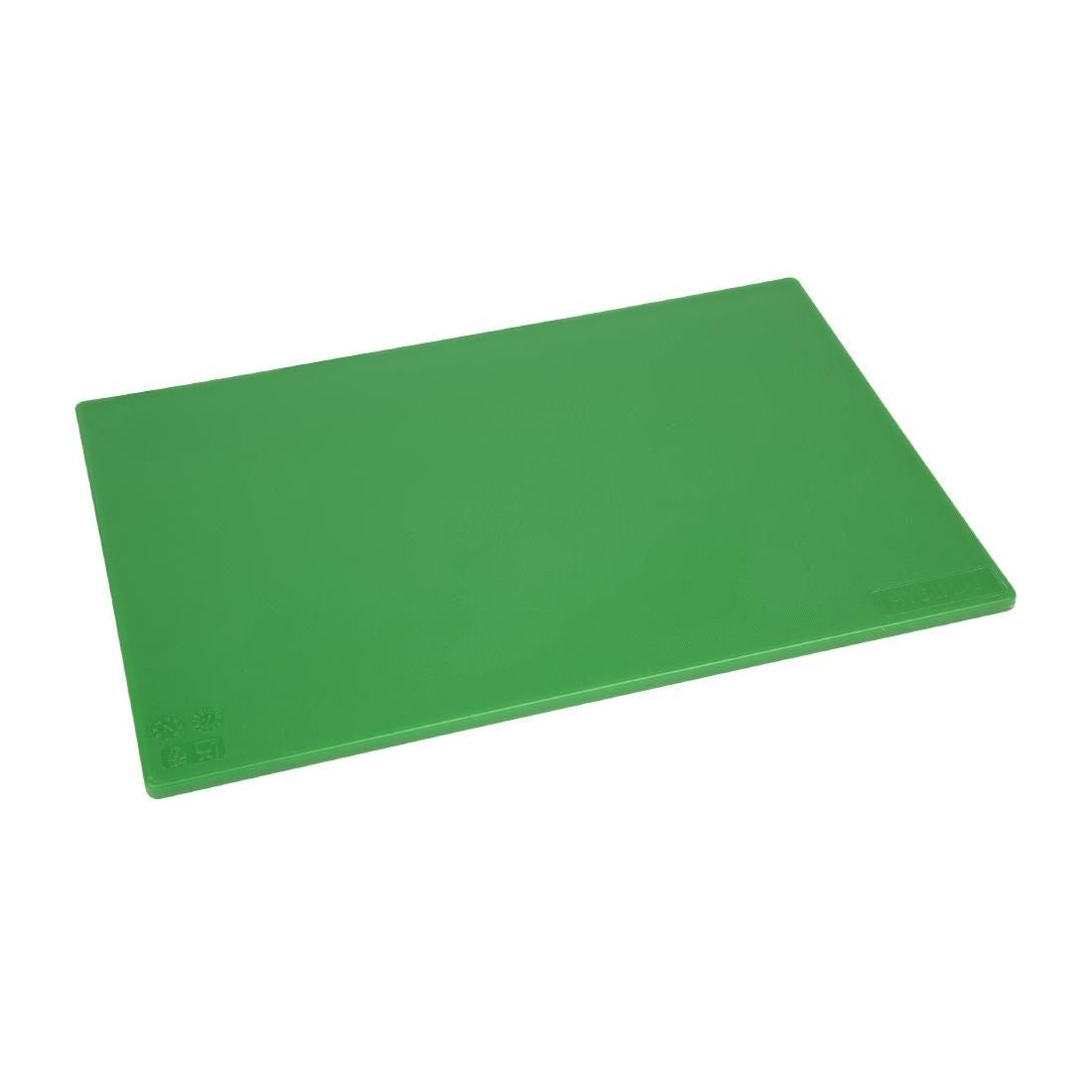 Hygiplas Anti-bacterial Low Density Chopping Board Green JD Catering Equipment Solutions Ltd