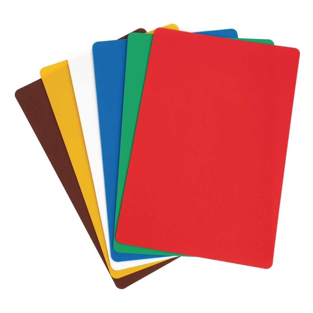 Hygiplas Colour Coded Chopping Mats Set Standard (Pack of 6) JD Catering Equipment Solutions Ltd