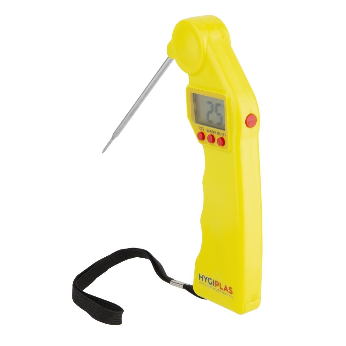 Hygiplas Easytemp Colour Coded Yellow Thermometer JD Catering Equipment Solutions Ltd