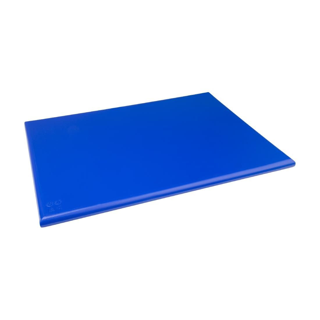 Hygiplas Extra Thick High Density Blue Chopping Board Large JD Catering Equipment Solutions Ltd