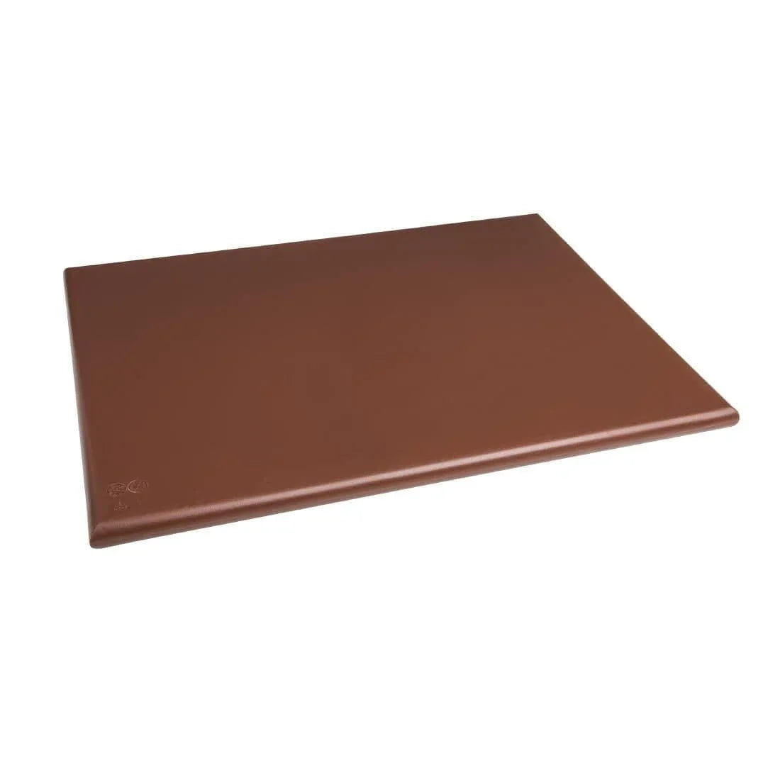 J041 Hygiplas Extra Thick High Density Brown Chopping Board Large - JD Catering Equipment Solutions Ltd