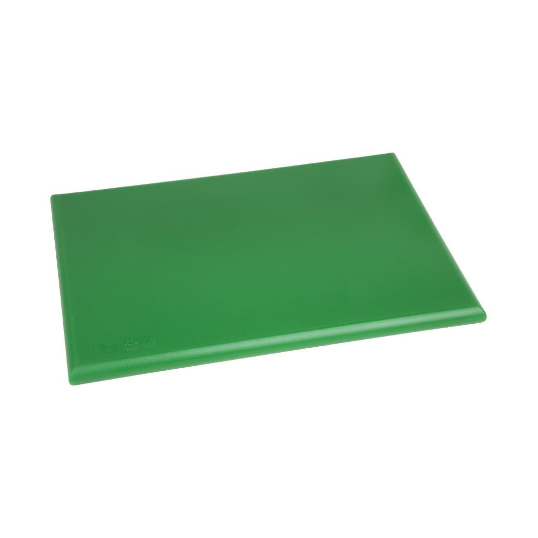 Hygiplas Extra Thick High Density Green Chopping Board Standard JD Catering Equipment Solutions Ltd