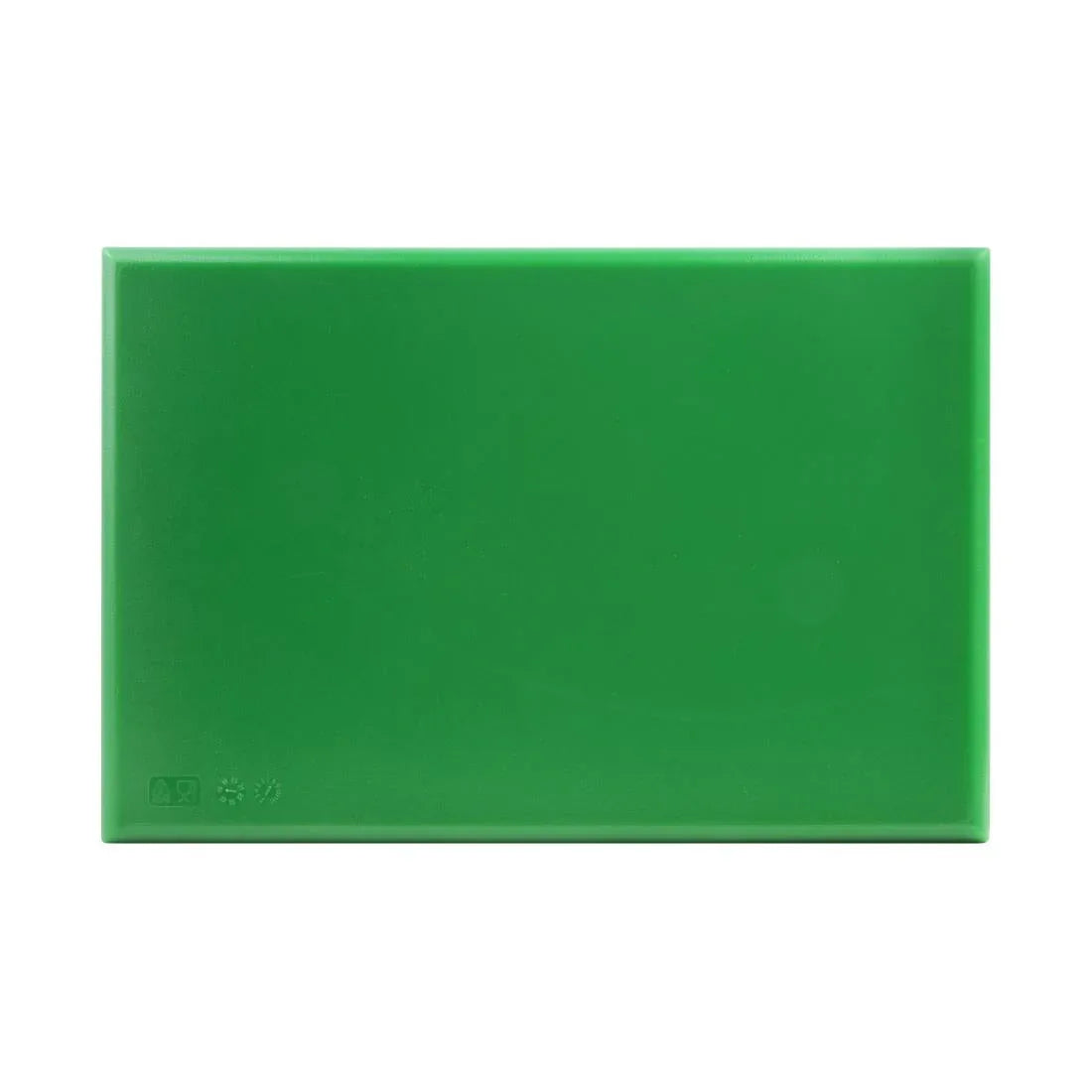 J037 Hygiplas Extra Thick High Density Green Chopping Board Standard - JD Catering Equipment Solutions Ltd