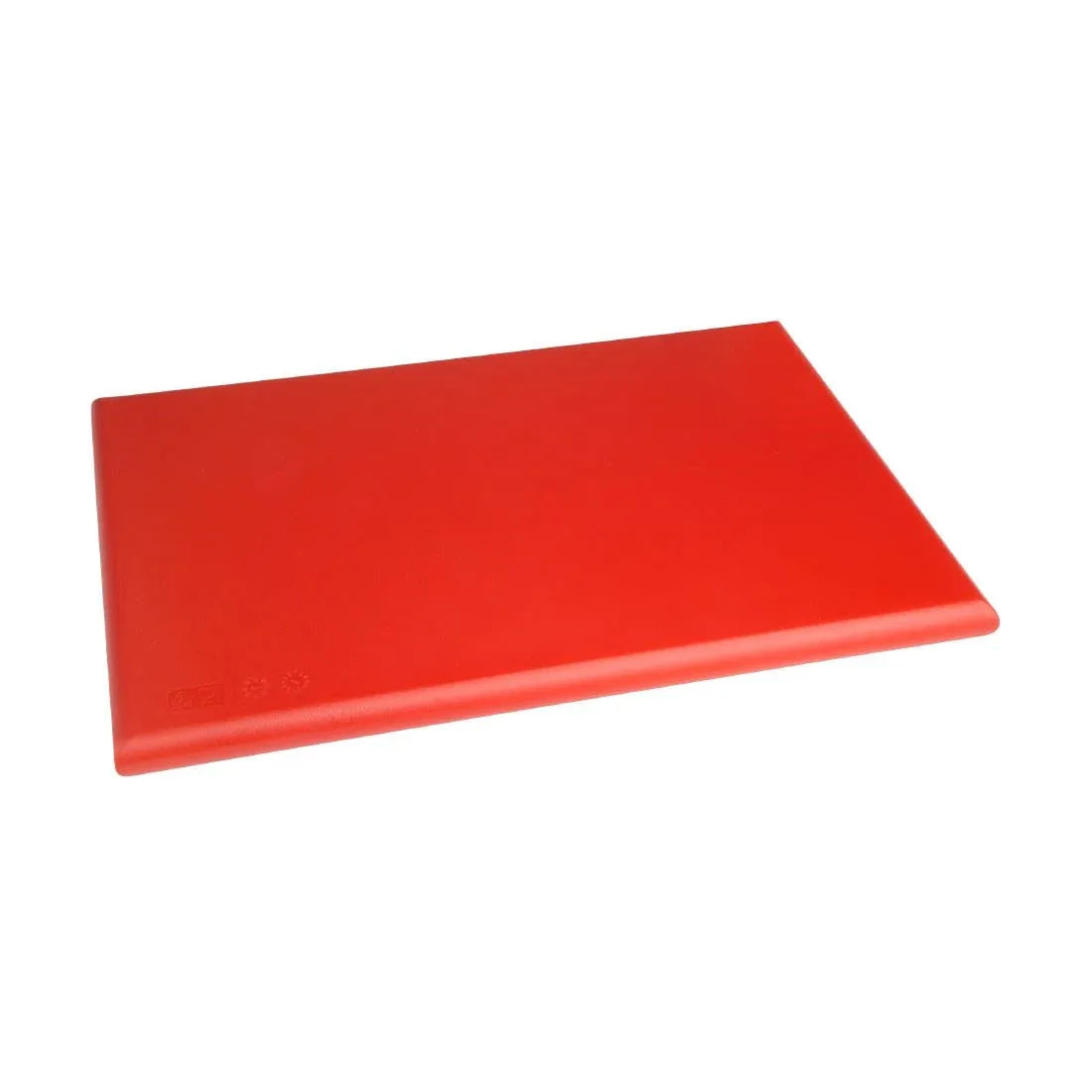 J034 Hygiplas Extra Thick High Density Red Chopping Board Standard - JD Catering Equipment Solutions Ltd
