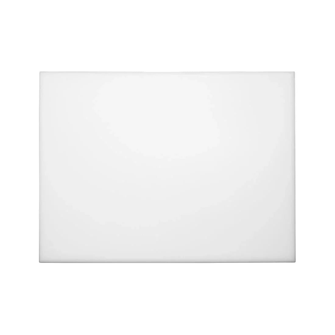 Hygiplas Extra Thick High Density White Chopping Board Large JD Catering Equipment Solutions Ltd