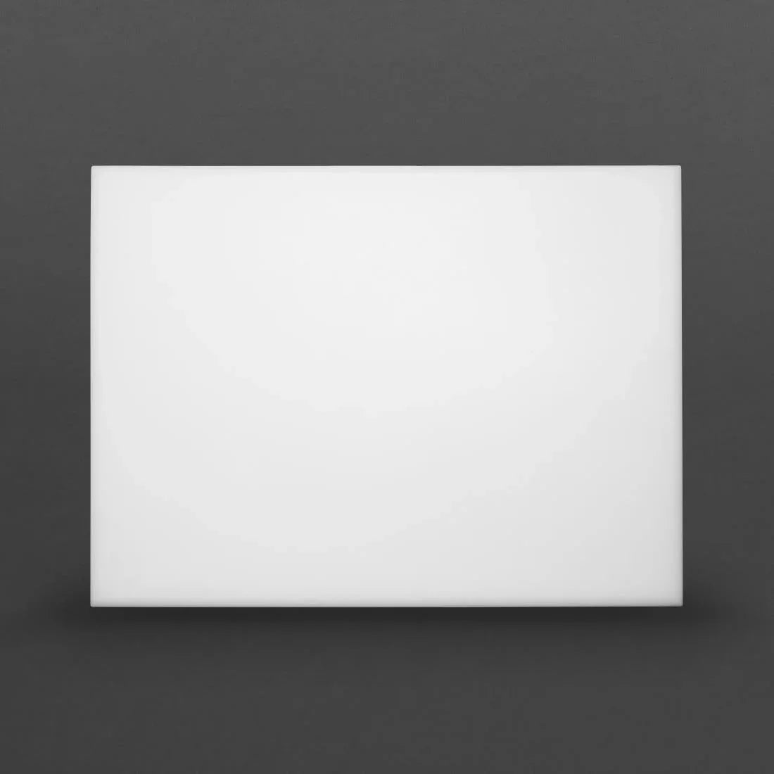 Hygiplas Extra Thick High Density White Chopping Board Large JD Catering Equipment Solutions Ltd
