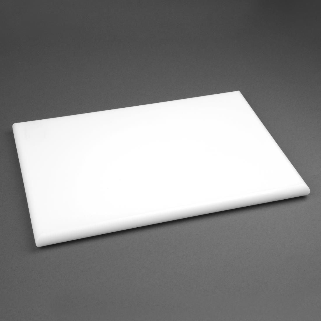 Hygiplas Extra Thick High Density White Chopping Board Standard JD Catering Equipment Solutions Ltd