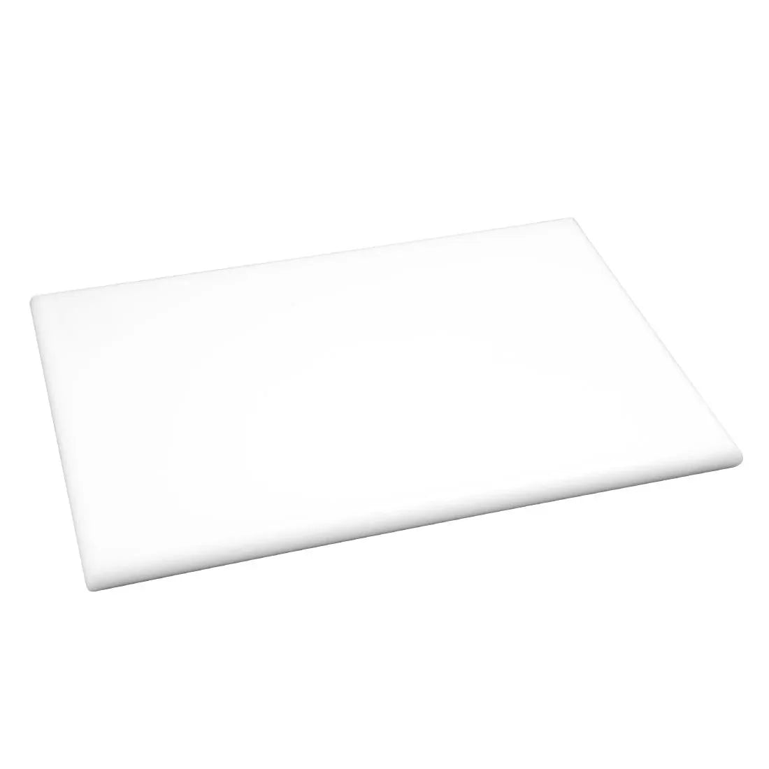 Hygiplas Extra Thick High Density White Chopping Board Standard JD Catering Equipment Solutions Ltd