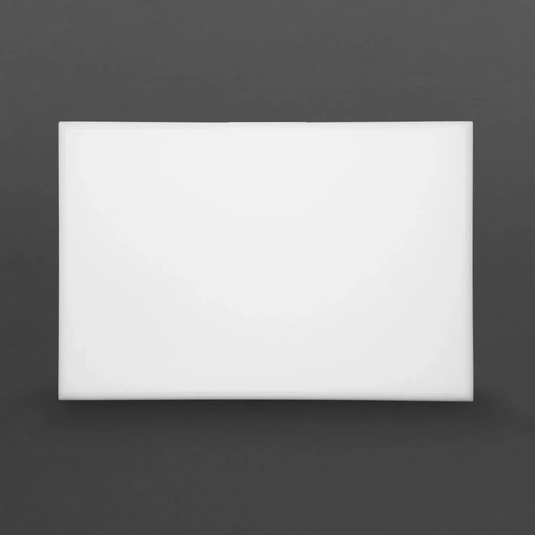 Hygiplas Extra Thick High Density White Chopping Board Standard JD Catering Equipment Solutions Ltd
