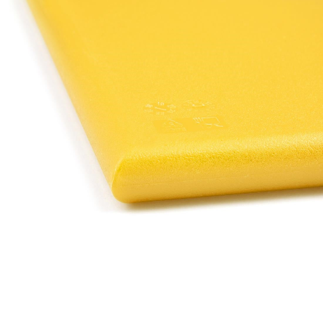 Hygiplas Extra Thick High Density Yellow Chopping Board Large JD Catering Equipment Solutions Ltd