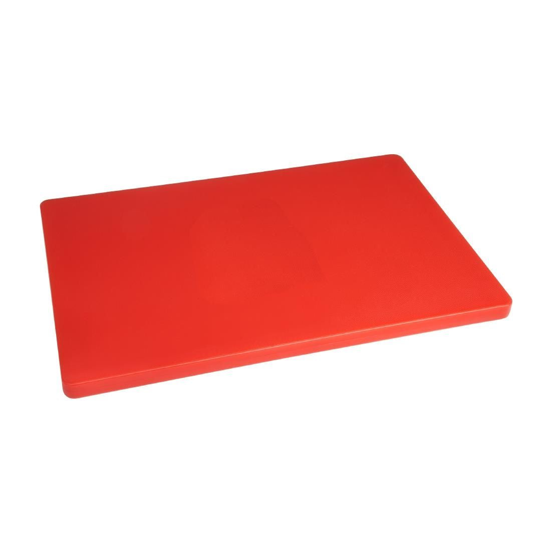 Hygiplas Extra Thick Low Density Red Chopping Board Large JD Catering Equipment Solutions Ltd