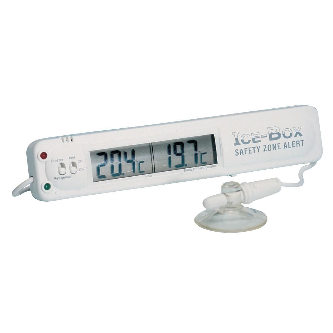 Hygiplas Fridge Freezer Thermometer With Alarm JD Catering Equipment Solutions Ltd