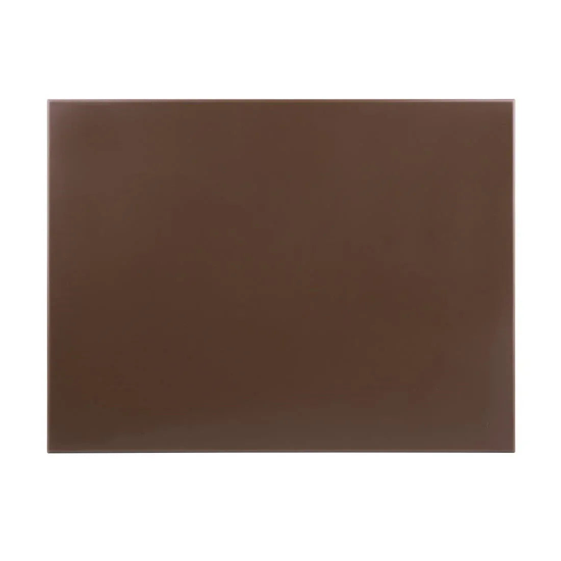 J005 Hygiplas High Density Brown Chopping Board Large - JD Catering Equipment Solutions Ltd
