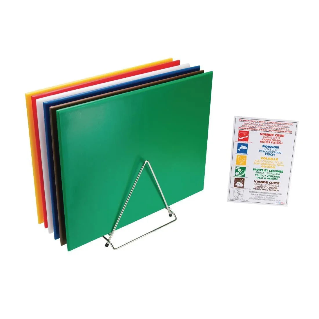 S240 Hygiplas High Density Chopping Board Set Large - JD Catering Equipment Solutions Ltd