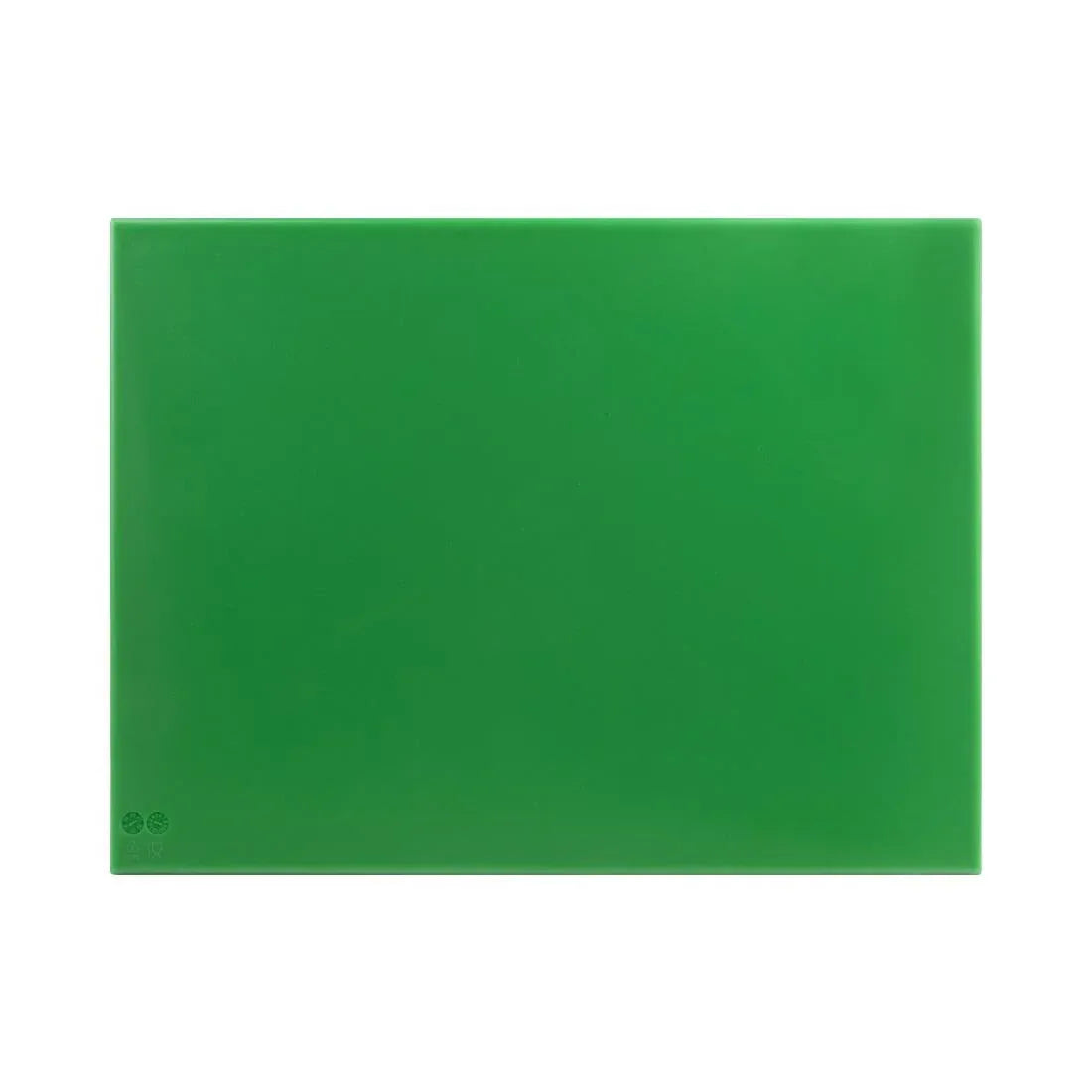 Hygiplas High Density Green Chopping Board Large JD Catering Equipment Solutions Ltd