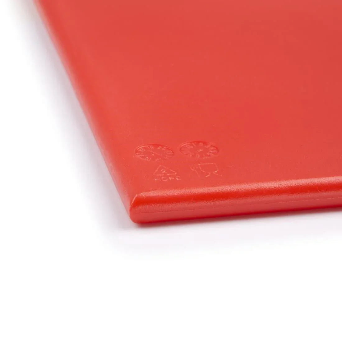 J011 Hygiplas High Density Red Chopping Board Large - JD Catering Equipment Solutions Ltd