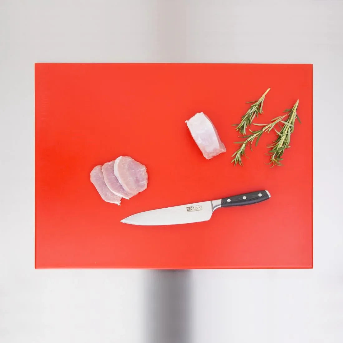 J011 Hygiplas High Density Red Chopping Board Large - JD Catering Equipment Solutions Ltd