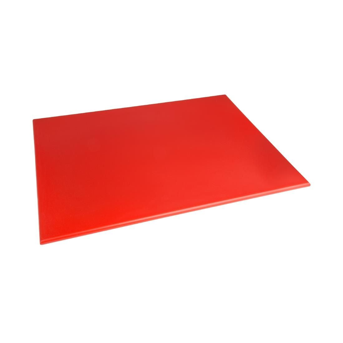 Hygiplas High Density Red Chopping Board Large JD Catering Equipment Solutions Ltd