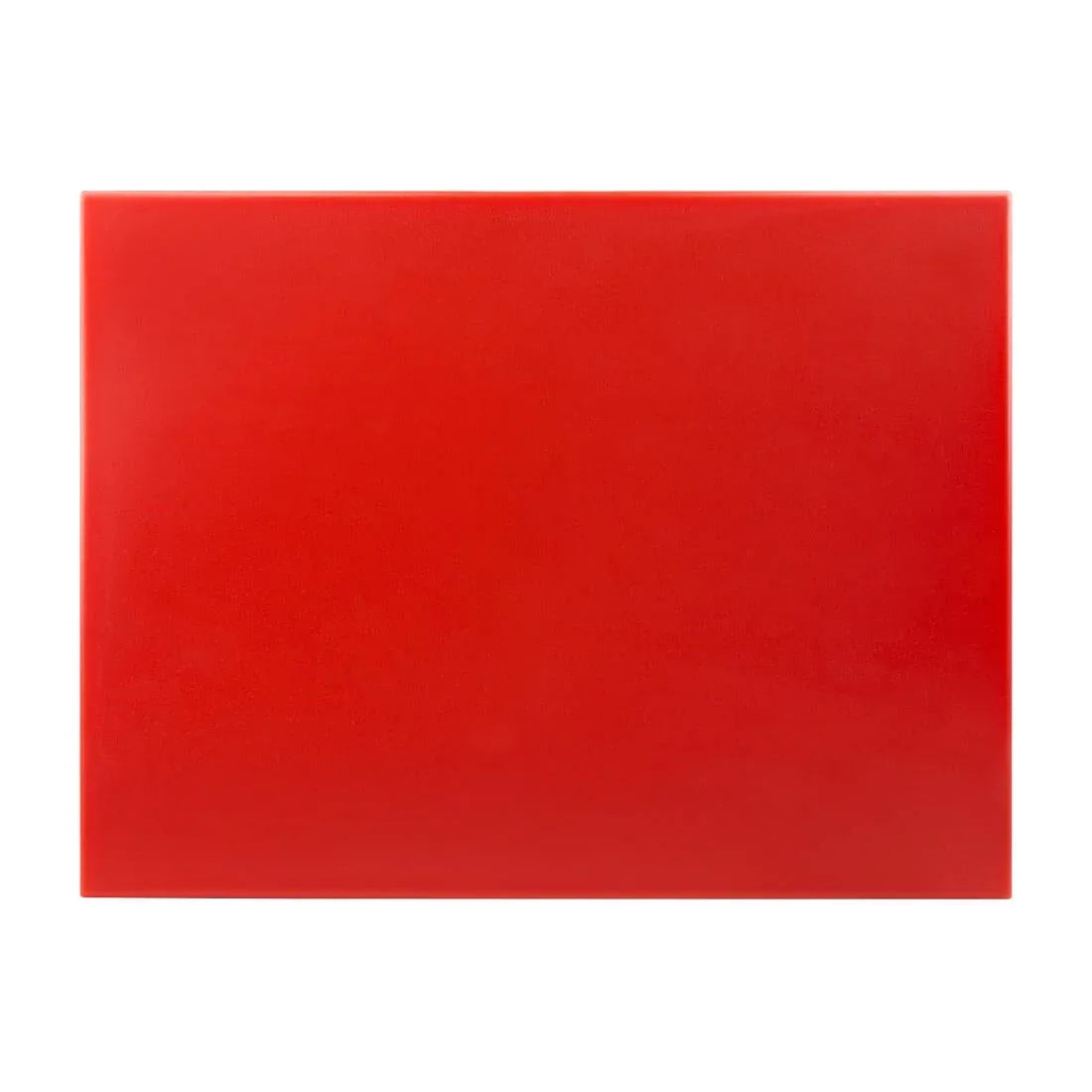 J011 Hygiplas High Density Red Chopping Board Large - JD Catering Equipment Solutions Ltd