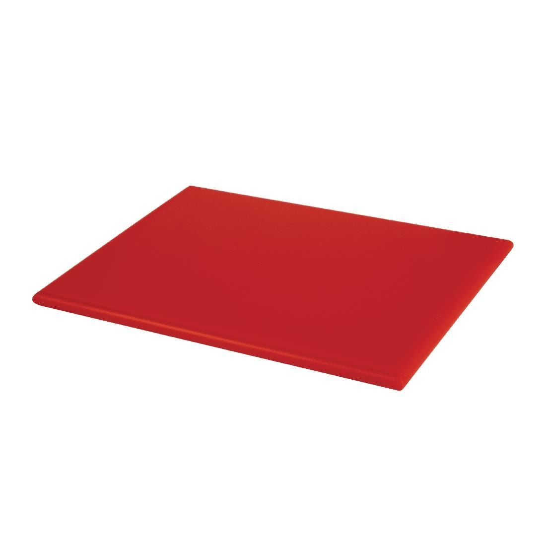 Hygiplas High Density Red Chopping Board Small JD Catering Equipment Solutions Ltd