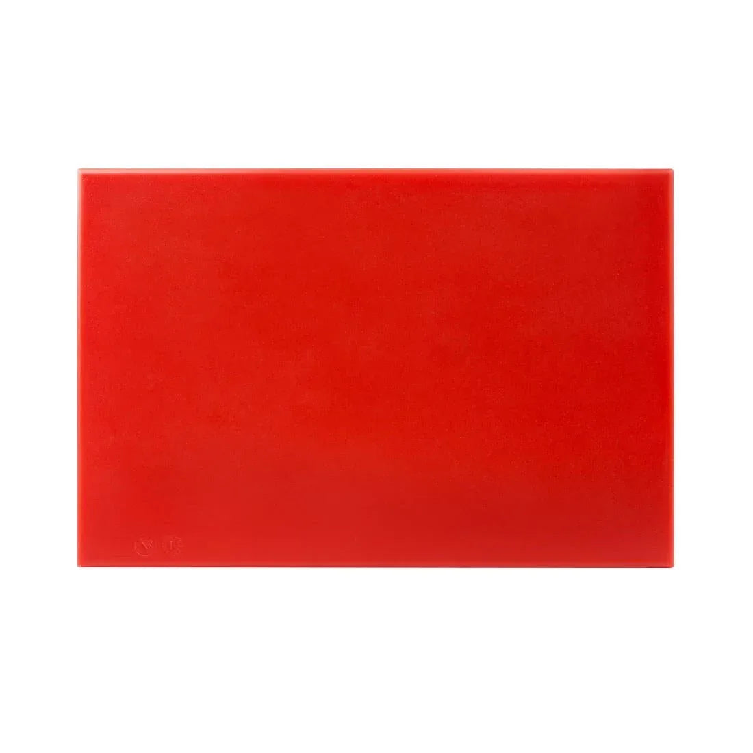 J010 Hygiplas High Density Red Chopping Board Standard - JD Catering Equipment Solutions Ltd