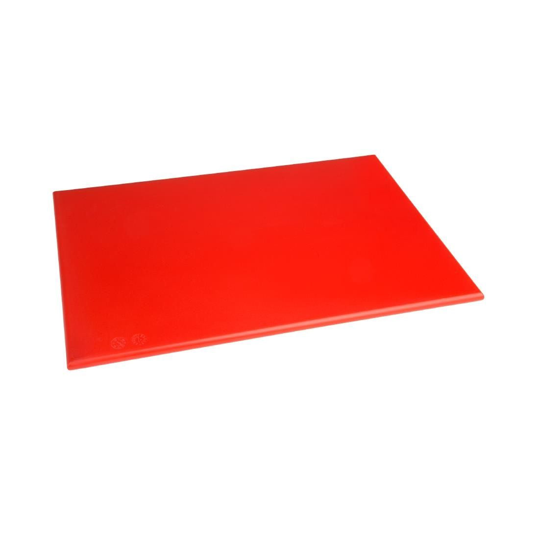 Hygiplas High Density Red Chopping Board Standard JD Catering Equipment Solutions Ltd