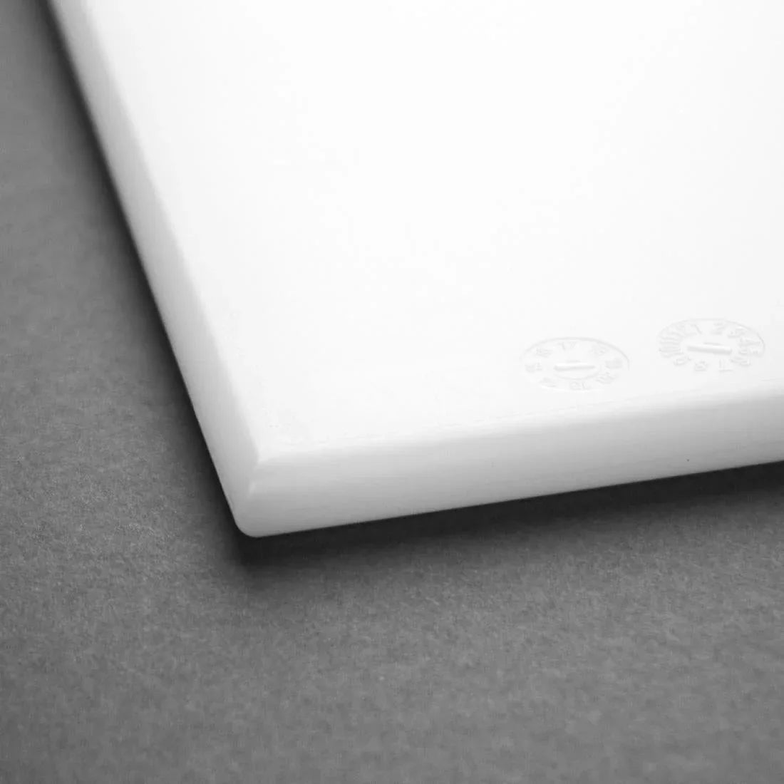 J016 Hygiplas High Density White Chopping Board Standard 450x300x12mm - JD Catering Equipment Solutions Ltd