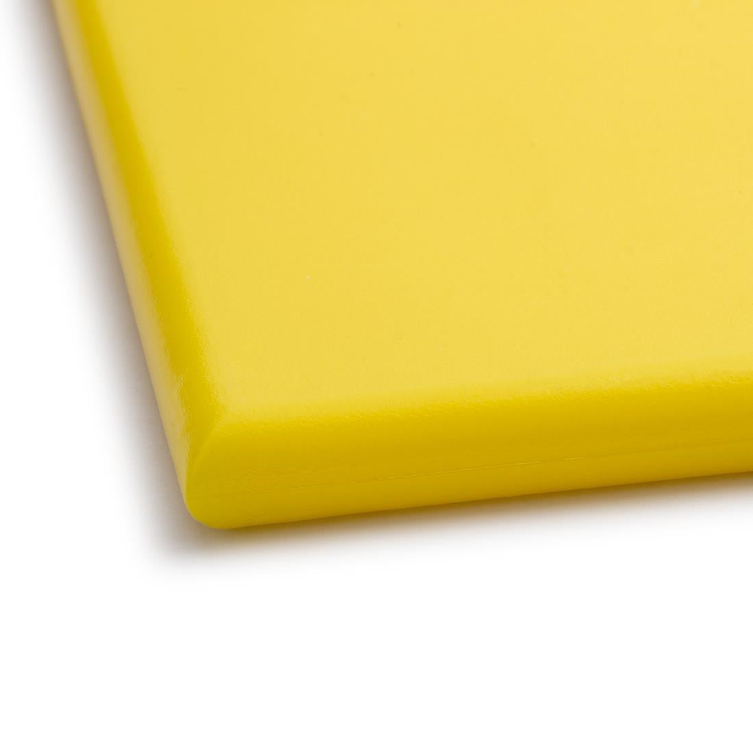 Hygiplas High Density Yellow Chopping Board Large JD Catering Equipment Solutions Ltd