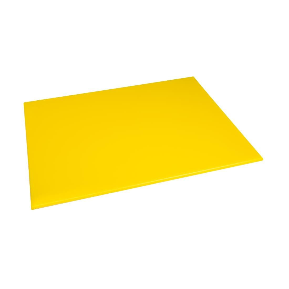 Hygiplas High Density Yellow Chopping Board Large JD Catering Equipment Solutions Ltd