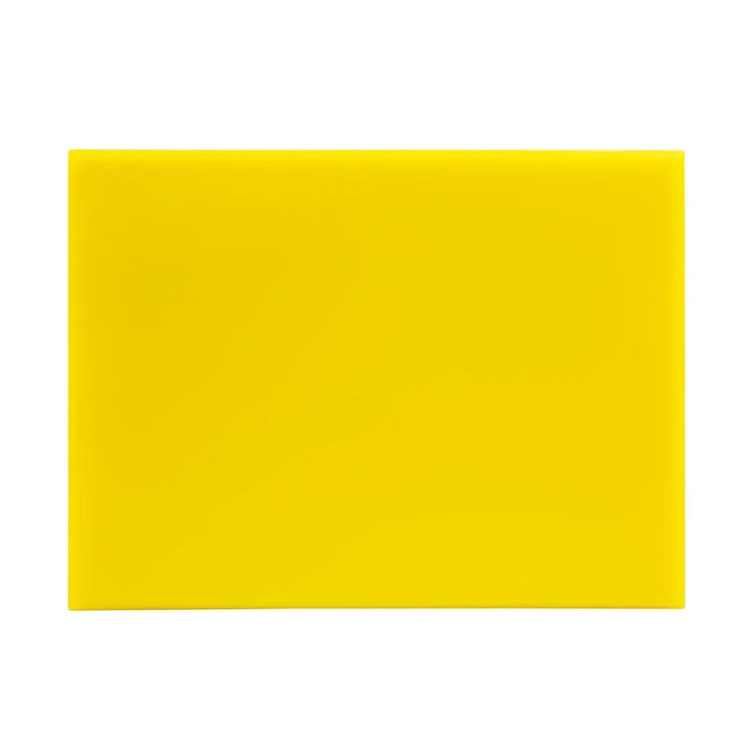 Hygiplas High Density Yellow Chopping Board Small JD Catering Equipment Solutions Ltd